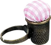 Household Thimble Finger Protector Sewing Pin Holder Creative Needle Cushion for Daily Use Stylish and Adorable Design for Embroidery and Crafting
