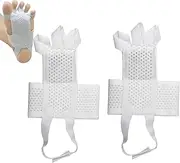 Toe Spacers | Elastic Toe Corrector | Breathable Toe Splitter, Adjustable Toe Relief Tape With Heel Strap For Overlapping Toes