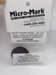 Micro-Mark The Small Tool Specialists #14141 Cut-Off Wheel
