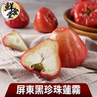 在飛比找ETMall東森購物網優惠-【鮮食堂】屏東黑珍珠蓮霧2箱(4斤/22~25顆裝/箱/神農