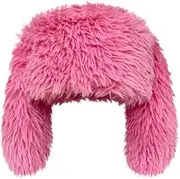 [UTOQIA] Winter Hat Beanie Hat Bunny Beanies Hats for Women Cute Rabbit Fluffy Long Ears Skull Cap Warm Plush Cap