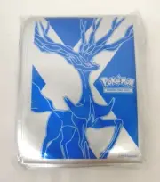 Pokemon Trading Card Deck Sleeves 65 Ct. Xerneas Silver Blue