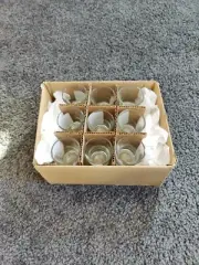 (NEW Set of 9) ANCHOR HOCKING HEAVY BASE SHOT GLASS - 1.5 OZ. [Durable]