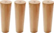 4 Pcs Solid Wood Furniture Legs,Tapered Table Legs,Replacement Table Feet,for Beds,Tv Cabinets,Cabinets,with Accessories
