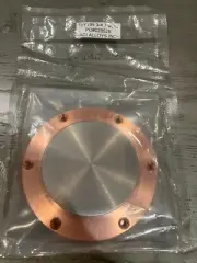 Sputtering Target, Ti95.3Y4.7 wt %, approx 3"x.25"w/ 4" copper backing plate