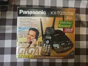Panasonic 2.4GHz Cordless Answering System BLACK KX-TG2570F Splash Resistant New
