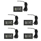 5pcs Digital LCD Thermometer Temperature Digital LCD Fridge Thermometer Water...