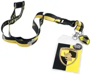 Harry Potter Hufflepuff Lanyard, Multicolor, 25"