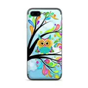 Apple iPhone 7 / 8 Plus Skins Decal Wrap Colorful Artistic Owl in tree