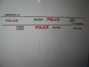 McCook Nebraska Police Car Decals Old School 1:24