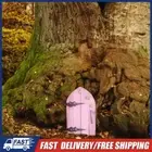Miniature Elf Fairy Door Figurines Wooden Home Garden Sculptures Decor (A)