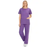Patch Pocket Henley-Style Top 2-Piece Knit Set