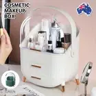 Makeup Organiser Drawer Box Display Stand Storage Case Holder Travel White/Green