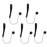 Anti-lost Wrist Strap Cord String Leash for SLR Camera 5Pcs Lens Cover Rope