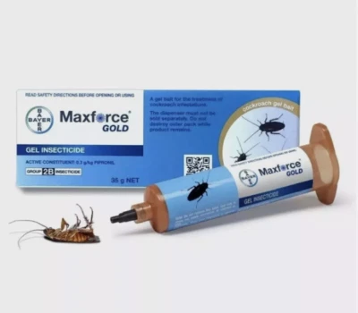MAX FORCE GOLD Cockroach Roach Bait Gel Commercial Grade Fipronil Poison Bayer