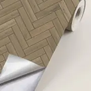 [Namly Design] Contact Paper - Herringbone Wood Pattern / Peel and Stick