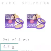 Set of 2 pcs X 4.5 g Cathy Doll CC Speed ​​Cover Powder SPF40PA+++ #02...