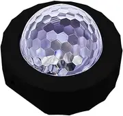 IOIUSKKU Stage Effect Lights for Party Rotation Sound Activated Disco Ball with Glitter Effect Party Lights Indoor Disco ABS, B