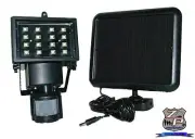 LED Solar Panel Motion Sensor Outdoor Security Light 1150 Lumens 8 Hr Run Time
