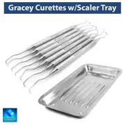 Dental Gracey Curettes SubGingival Calculus Removal With Instruments Tray Set