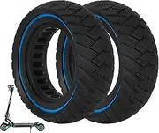 VOLOHAS 8.5 x 3 Solid Rubber Tyres 8.5 x 3 Replacement Wheels 8 1/2 x 3 Solid Tyres for KUKIRIN G2 Pro/Zero 9/Vsett 8/9/9+/Inokim Light 2/Kugoo Kirin X1 Electric Scooter Solid Tyre Puncture Proof
