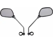 1 Pair Adjustable Bike Handlebar Rear View Mirror, Unbreakable Bike Mirror