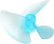QOVETA 4PCS 3-Blade P40 Plastic Propeller in 4mm 4.76mm Aperture D47mm 52mm 55mm 57mm Nylon Propeller CW Props for RC Boats Model Boat Propeller(D57mmx4.0mm)
