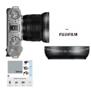 2XHD TELE CONVERSION LENS FOR FUJIFILM X-M5 Mirrorless Camera with XC 15-45mm