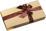 Perfeclan Valentine's Day Candy Box, Chocolate Box Valentines Day Gifts for Kids Gift Box Candy Packaging for Engagement Party Supplies, Gold