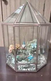 Fairy Garden, Fairy Pond With Fish And Ducks , Custom Lighted Tree.