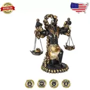 Hand-Painted Anubis Figurine - Ancient Egyptian God Statue for Home Decor