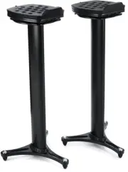 Ultimate Support MS-100B Adjustable Studio Monitor Stands - Black