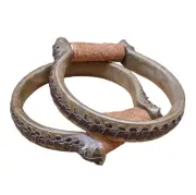 Oxbow Round Rawhide Western Stirrups