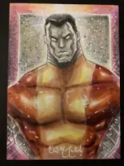 COLOSSUS X-MEN MARVEL Sketch Card Original Art ACEO CHRIS MCJUNKIN
