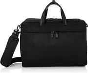 ace.GENE(エースジーン) Ace Jean No.67606 3-Way Business Pro Flex 3-Way Capacity Expansion Type, Holds 15.6 Inch PC Size, Lightweight, Antibacterial Pocket, Black, Black