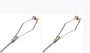 Ceramic Tube Head Protection Line High Efficiency Fly Fishing Tool Brass Tapered Thread Bobbin Holder