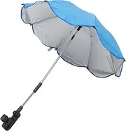 BESPORTBLE Stroller Clip Umbrella Sun Umbrella with Clamp Water Resistant Pushchair Accessory for Protection for Beach and Travel Present for Parents