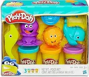 Play-Doh - Ocean Tools inc 3 Tubs of Dough & acc - Creative Kids Toys - Ages 3+