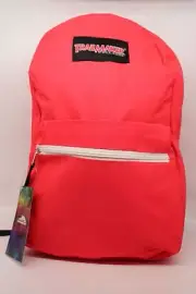 Trailmaker Adult Teen Neon Pink Classic School Travel Book Bag Backpack NEW