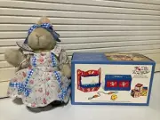 Muffy VanderBear Collection Play Date Bear & Wooden Toy Chest Puppet Theater