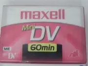 MAXELL Mini DV 60 Min Tapes Pack of 2 New Sealed