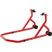 Rear Motorcycle Paddock Stand, BikeTek Universal Fit Motorbike with Adaptors