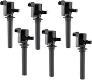 Gearwell Ignition Coil Set, 6pcs Engine Coil Pack Compatible with Ford Escape 500 Freestyle Taurus, Replacement FD502 Ignition Coils