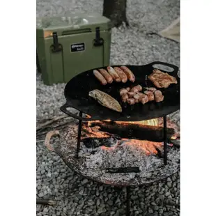 Petromax 鍛鐵燒烤盤 38-56cm fs38 fs48 fs56 煎烤盤 火盆焚火台 野炊 露營 可另購收納袋