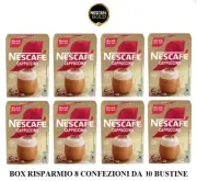 Nescafe Gold Cappuccino Nestle Box Offer 8 X 10 Bags Gluten Free 08/2025