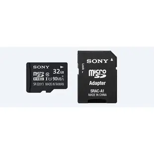 SONY microSDHC SR-UY3A 90 MB/s記憶卡 32GB (公司貨附轉卡)