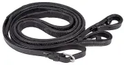 Marcel Toulouse Platinum Flat Leather Rubber Reins w/Hook Stud ends - 57" & 59"