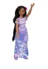 Disney Encanto Isabela Madrigal 11.5" Doll in Floral Dress, Long Black Hair