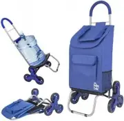Stair Climber Trolley Dolly Folding Grocery Cart 3 Wheels Heavy Duty Shopping