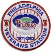 Philadelphia Phillies Veterans Stadium SUPER RARE Patch Auto 81/99 RC Muzziotti